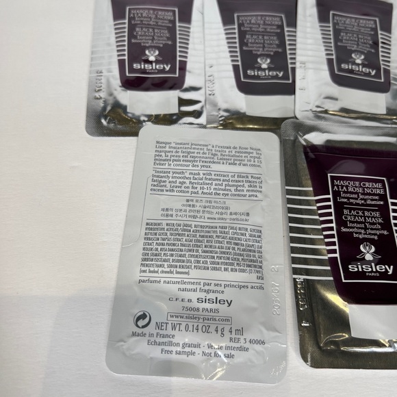 Sisley Black Rose Mask Packets 5 - Picture 7 of 7